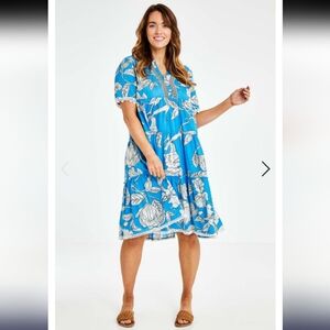 Naudic Heather Lightweight Cotton Dress Size Medium